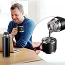 Termo de acero inoxidable + 3 tazas