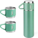 Termo de acero inoxidable + 3 tazas