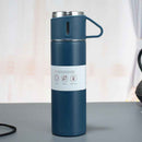 Termo de acero inoxidable + 3 tazas