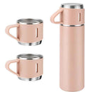 Termo de acero inoxidable + 3 tazas