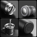 Termo de acero inoxidable + 3 tazas